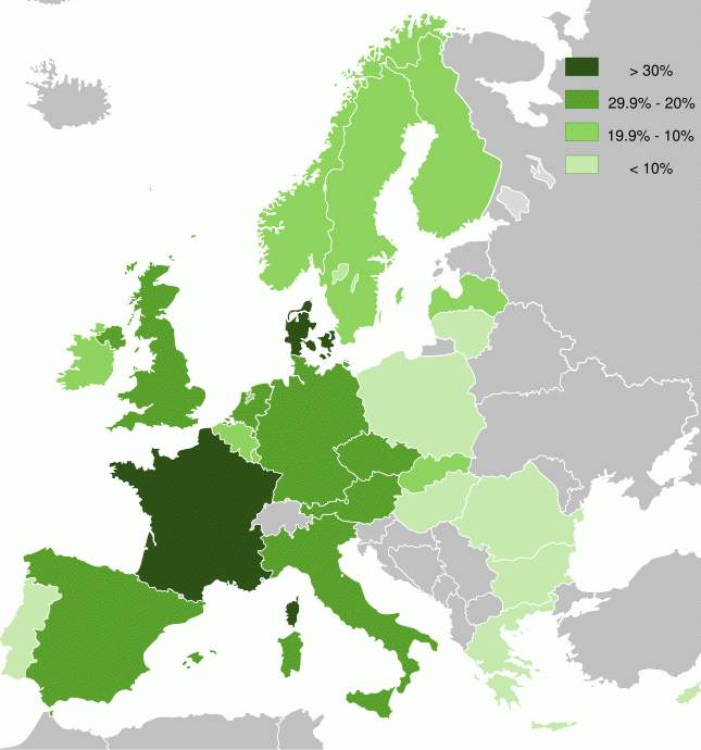 Grafische Darstellung von Konsum von Cannabis in der Europäischen Union