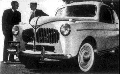 Foto von Henry Fords Auto aus Hanf
