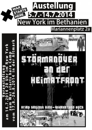 Ausstellung Störmanöver an der Heimatfront