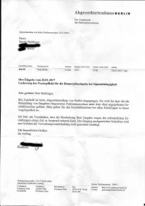Berlin Petition zur Lockerung der Praxispflicht bei Diamorphinabgabe